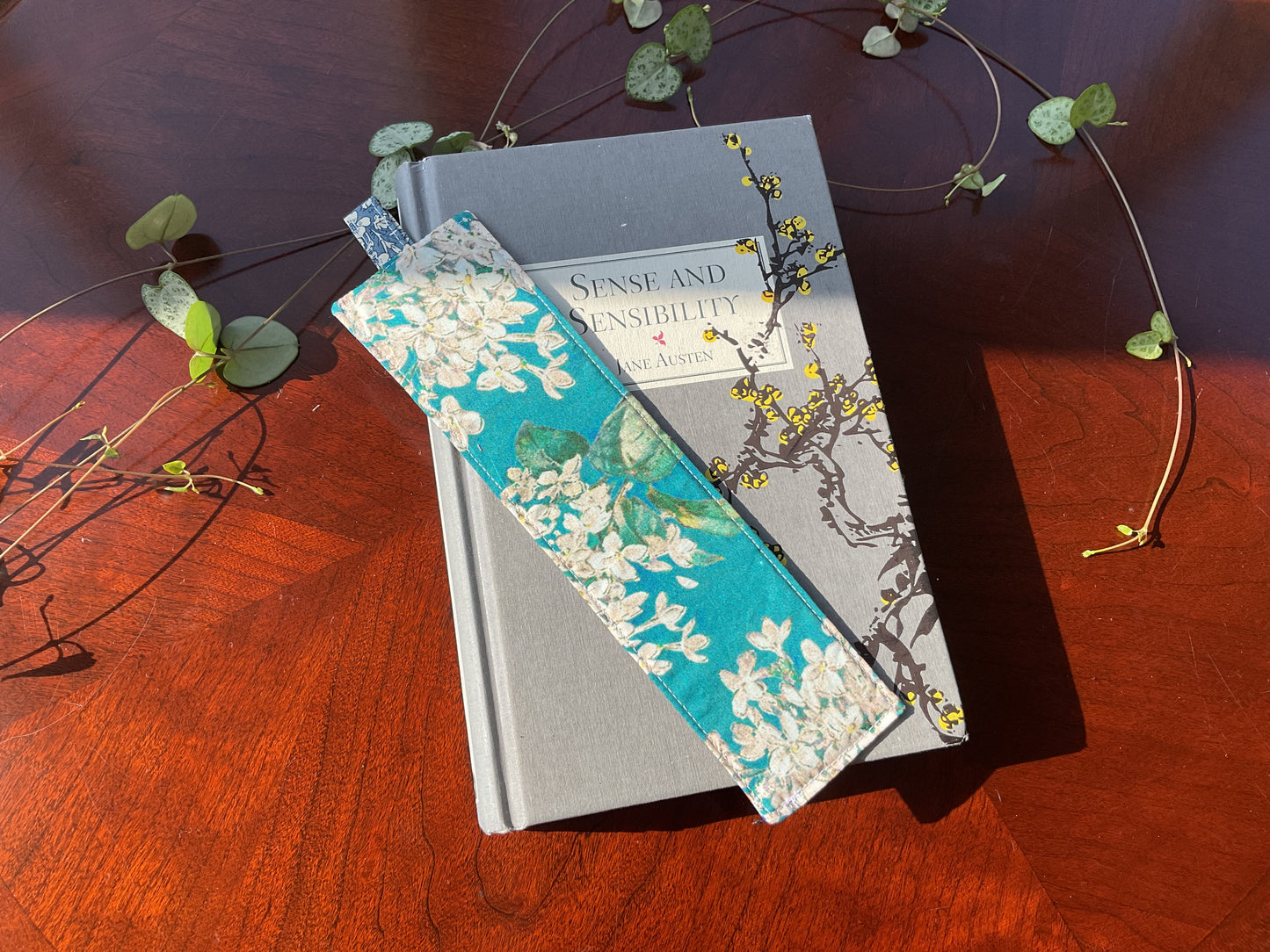 Leaf and Lilac bookmark