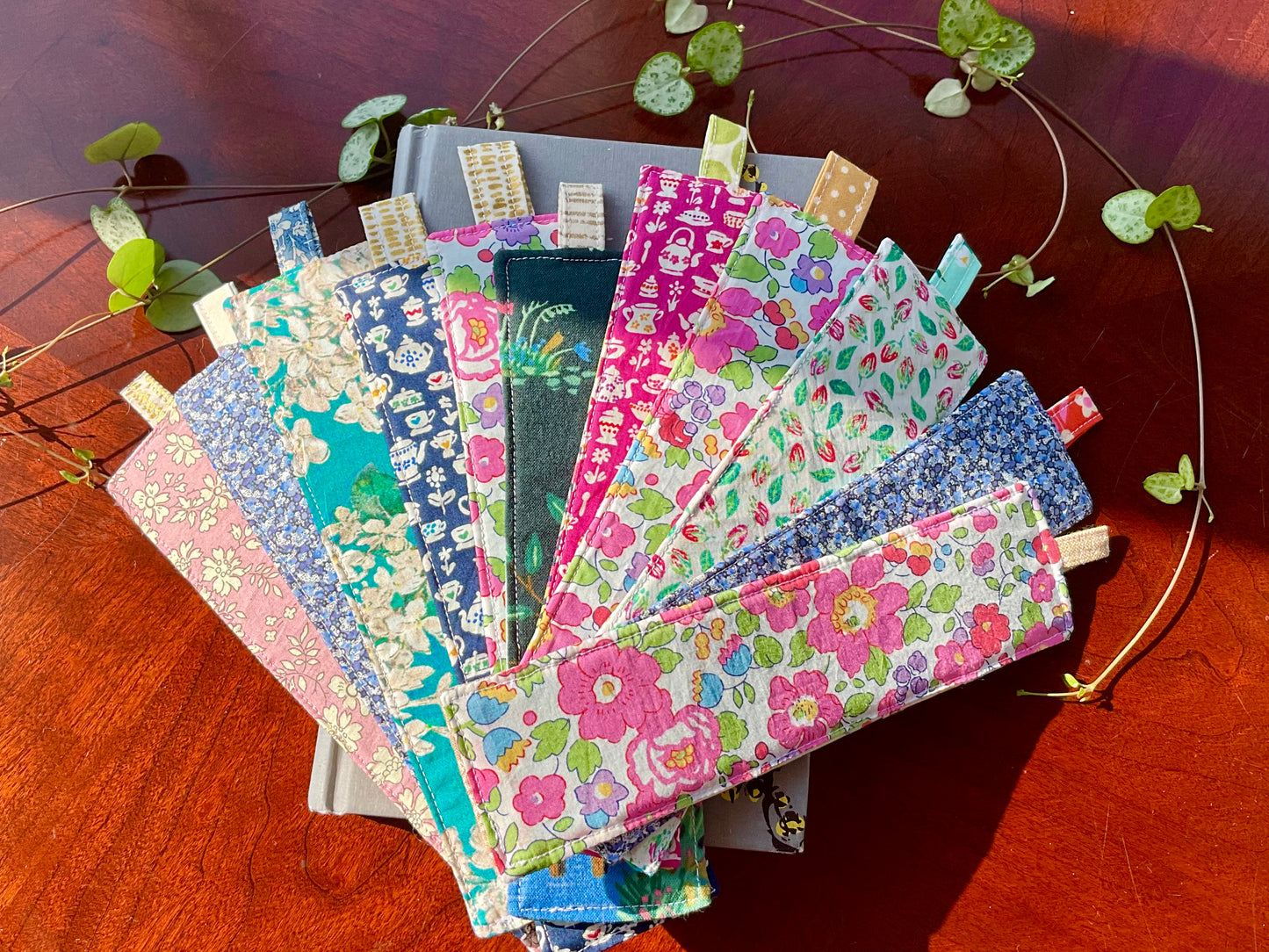 Leaf and Lilac bookmark