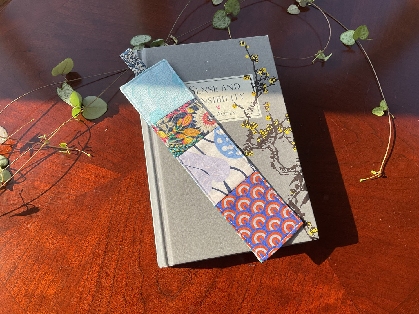 Leaf and Lilac bookmark