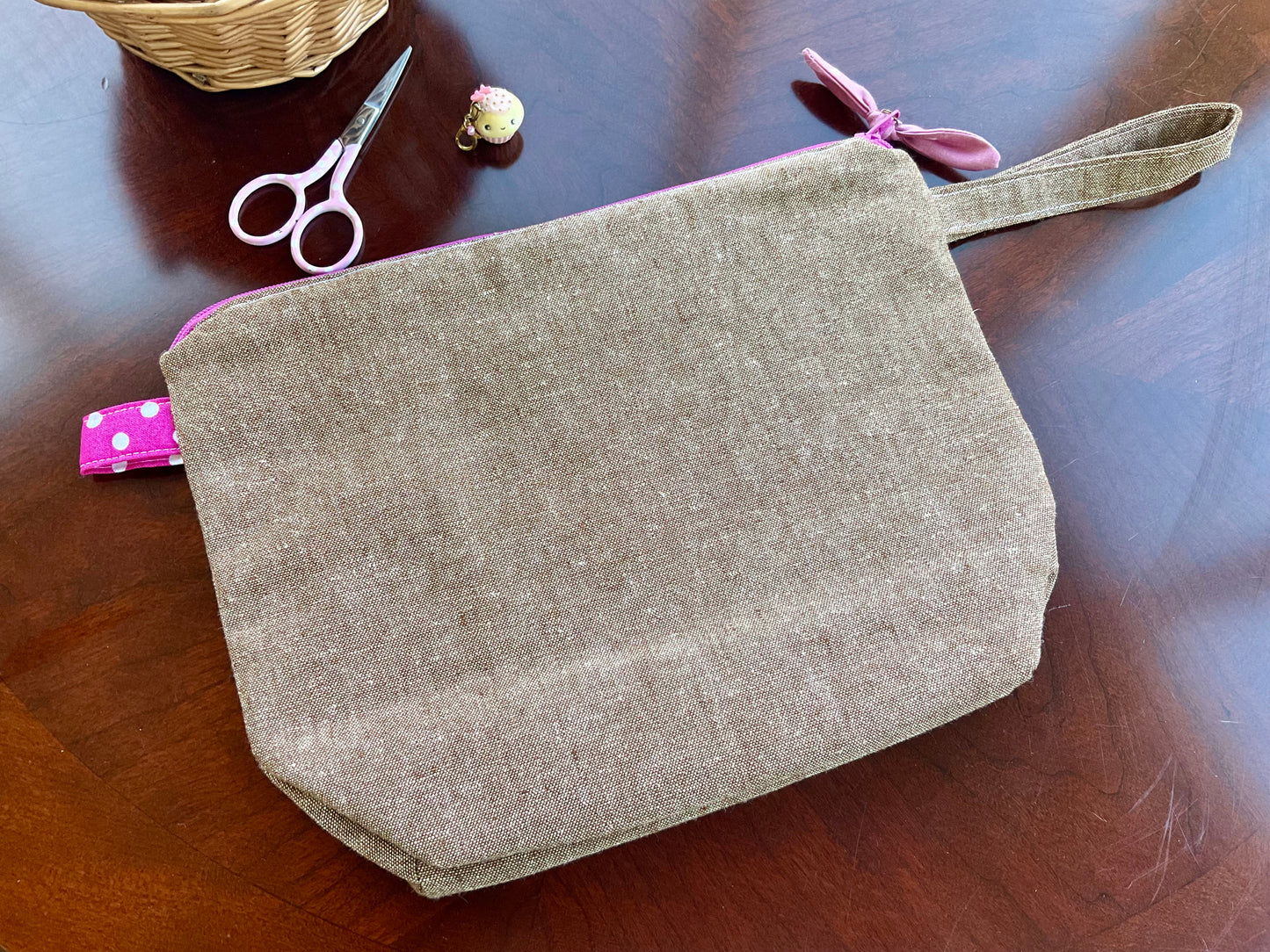 Mousey Brown small project bag