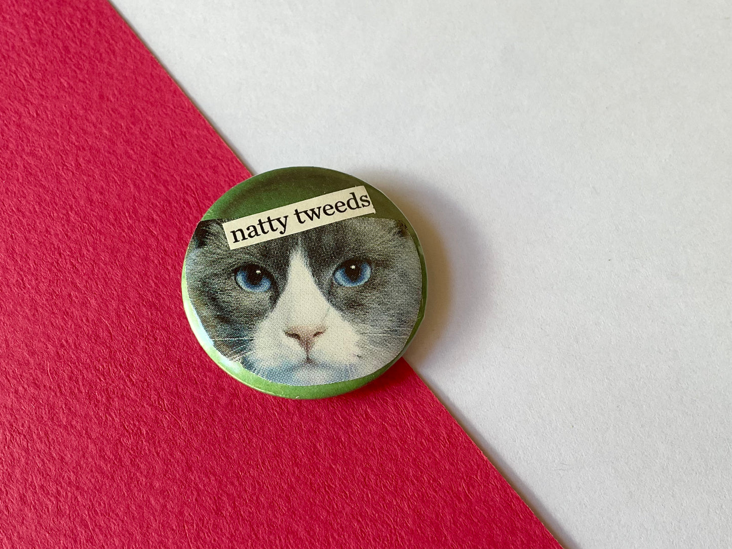 Natty tweeds small badge